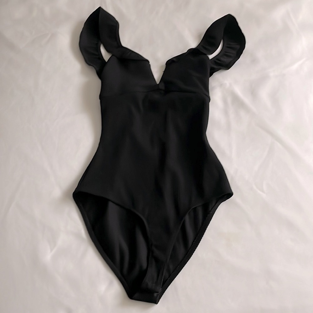 Bershka sexy evening Body suit black open back small